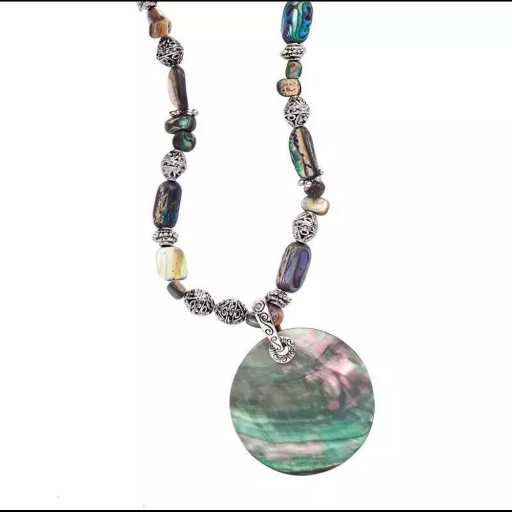 Jewels by Park Lane Aloha Genuine Abalone Necklace